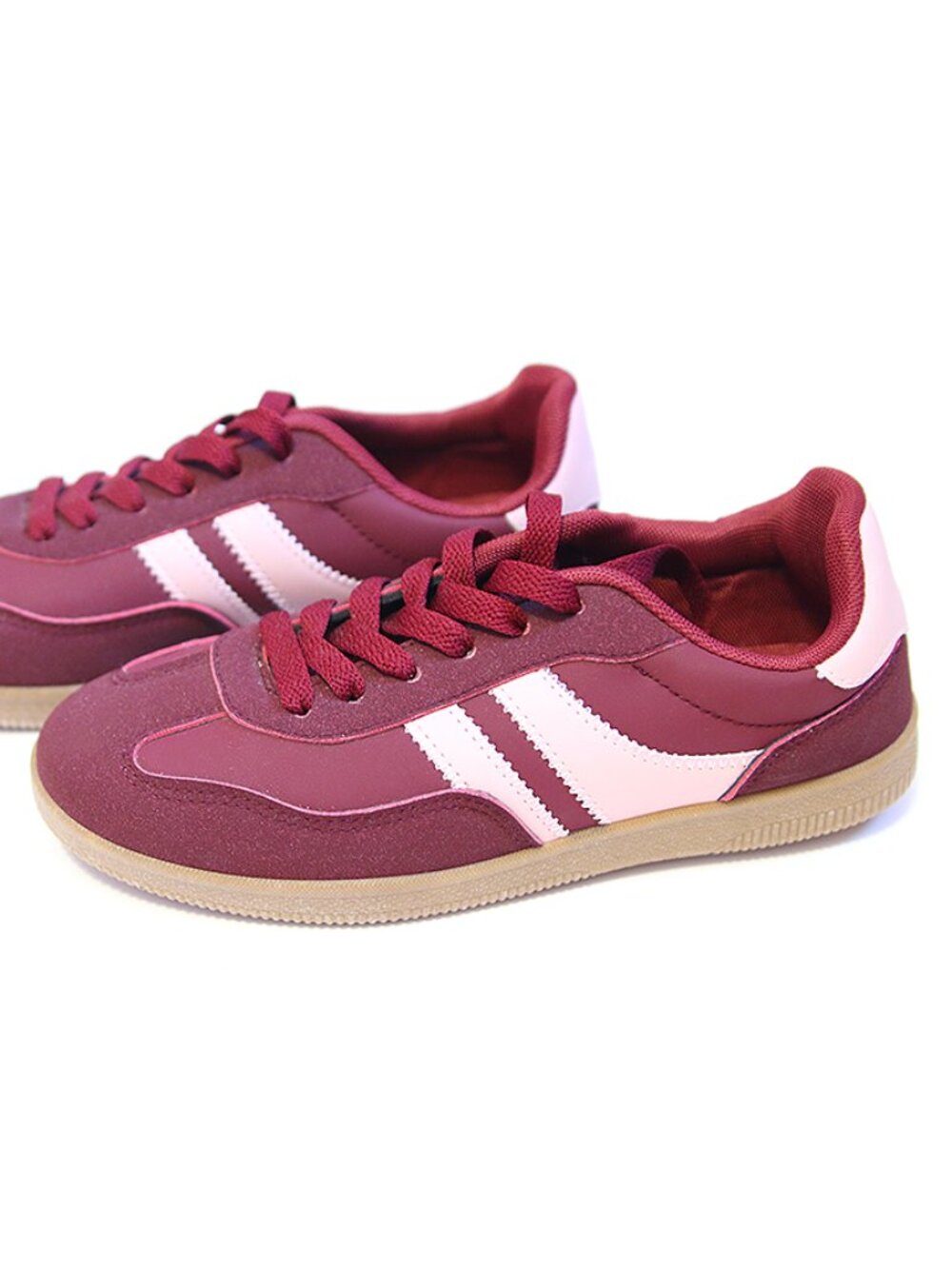 Madden Girl Lo Sneakers - Maroon/Pink - Size 7